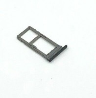 CARRELLO SIM TRAY PER SAMSUNG GALAXY NOTE 8 N950F NERO