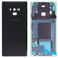 COPRIBATTERIA BACK COVER PER SAMSUNG GALAXY NOTE 9 N960 CON VETRO FOTOCAMERA NERO ORIGINAL