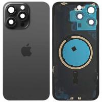 COPRIBATTERIA CON FRAME PER APPLE IPHONE 15 PRO MAX NERO