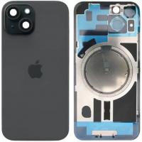 BACK COVER SCOCCA CON FRAME PER APPLE IPHONE 15 NERO