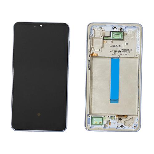 TOUCH SCREEN DISPLAY LCD PER SAMSUNG A336B A33 BLU CON FRAME AMOLED ORIGINAL SIZE