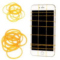 Nastro Giallo Elastico in Gomma per Riparazione Telefoni 70x1.6mm (0.4KG/1100+ Pezzi)