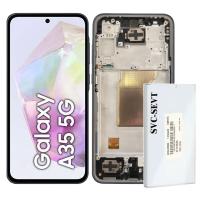 TOUCH SCREEN DISPLAY PER SAMSUNG GALAXY A35 5G A356 SERVICE PACK NERO