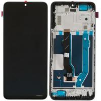 TOUCH SCREEN DISPLAY PER TCL 30 4G T676 CON FRAME NERO