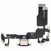 FLAT DOCK CONNETTORE DI RICARICA PER APPLE IPHONE 15 NERO