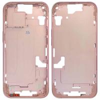 MIDDLE FRAME + SIDE KEY PER APPLE IPHONE 15 ROSA