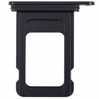 CARRELLO SIM TRAY PER APPLE IPHONE 15 PLUS NERO