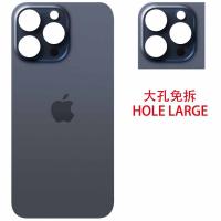 BACK COVER PER APPLE IPHONE 15 PRO LARGE HOLE BLU