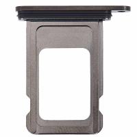 CARRELLO SIM TRAY PER APPLE IPHONE 15 PRO MAX NERO