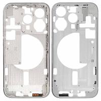 MIDDLE FRAME PER APPLE IPHONE 15 PRO BIANCO