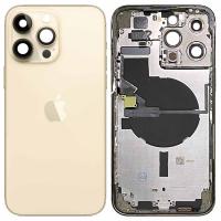 BACK COVER + FRAME + SIDE KEY PER APPLE IPHONE 14 PRO MAX SMONTATO GRADO A GOLD