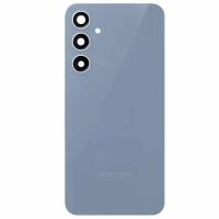 BACK COVER ORIGINAL + VETRO FOTOCAMERA CAMERA GLASS PER SAMSUNG GALAXY S23 FE S711 BLU