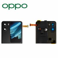 DISPLAY LCD OUTER PER OPPO FIND N2 FLIP 5G CPH2437 + COVER NERO SERVICE PACK