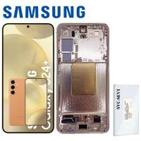 TOUCH SCREEN DISPLAY PER SAMSUNG GALAXY S24+ S24 PLUS S926 SERVICE PACK ORANGE