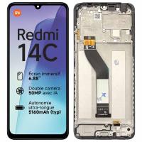 TOUCH SCREEN DISPLAY PER REDMI 14C 23100RN82L CON FRAME NERO