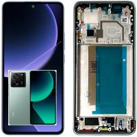 TOUCH SCREEN DISPLAY PER XIAOMI MI 13T / 13T PRO CON FRAME VERDE