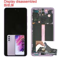 TOUCH SCREEN DISPLAY PER SAMSUNG GALAXY G990 S21 FE VIOLA GRADO B