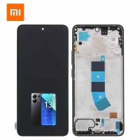 TOUCH SCREEN DISPLAY PER XIAOMI REDMI NOTE 13 4G CON FRAME NERO SERVICE PACK