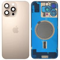 BACK COVER PER APPLE IPHONE 16 PRO MAX DESERT TITANIUM GOLD