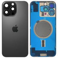 BACK COVER PER APPLE IPHONE 16 PRO MAX NERO