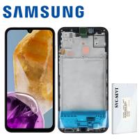 TOUCH SCREEN DISPLAY PER SAMSUNG GALAXY M156 M15 5G CON FRAME NERO SERVICE PACK