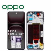 TOUCH SCREEN DISPLAY PER OPPO RENO 12 PRO 5G CPH2629 CON FRAME VIOLA SERVICE PACK