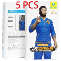 PELLICOLA VETRO TEMPERATO Blueo 2.5D Full Cover Tempered Glass 5 Pcs Honor X40i / XIAOMI Redmi Note 12 4G In Blister