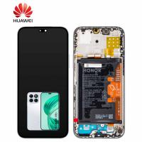 TOUCH SCREEN DISPLAY PER HUAWEI HONOR X8B CON FRAME SILVER  SERVICE PACK