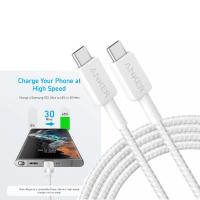 CAVO USB-C to USB-C Cable Anker 322, 60W 3A 1.8m White A81F6G21 In Blister
