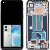 TOUCH SCREEN DISPLAY PER ONE PLUS NORD 2T 5G CON FRAME VERDE