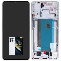 TOUCH SCREEN DISPLAY PER XIAOMI POCO F6 PRO 5G (2024) CON FRAME BIANCO