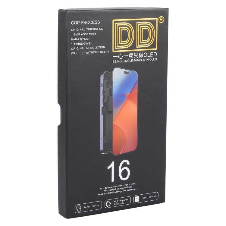 TOUCH SCREEN DISPLAY PER APPLE IPHONE 16 SOFT OLED DD