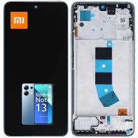 TOUCH SCREEN DISPLAY PER XIAOMI REDMI NOTE 13 4G CON FRAME BLU SERVICE PACK