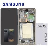 TOUCH SCREEN DISPLAY PER SAMSUNG GALAXY S25 ULTRA S938 CON FRAME JET BLACK NERO SERVICE PACK