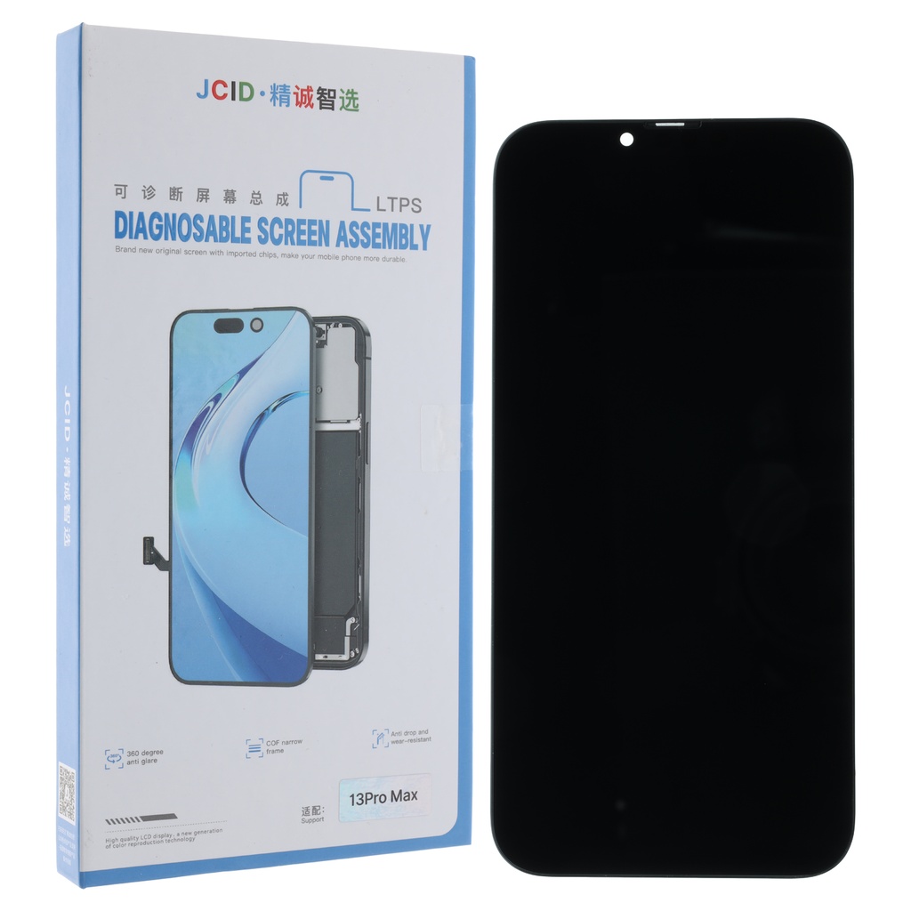TOUCH SCREEN DISPLAY PER APPLE IPHONE 13 PRO INCELL JCID AUTODIAGNOSTICABILE