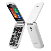 SMARTPHONE BRONDI CELLULARE STONE+ FLIP DUAL SIM BIANCO NUOVO
