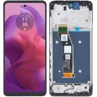 TOUCH SCREEN DISPLAY PER MOTOROLA MOTO G24 XT2423 CON FRAME