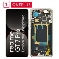 TOUCH SCREEN DISPLAY PER REALME GT 7 PRO 5G RMX5010 / RMX5011 CON FRAME GRIGIO SERVICE PACK