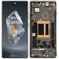 TOUCH SCREEN DISPLAY PER ONE PLUS 12R CPH2609 CON FRAME NERO