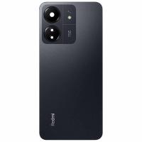 BACK COVER + VETRO FOTOCAMERA PER XIAOMI REDMI 13C 4G 23100RN82L NERO