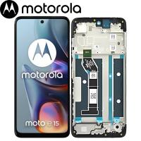 TOUCH SCREEN DISPLAY PER MOTOROLA MOTO E15 4G XT2523 CON FRAME SERVICE PACK