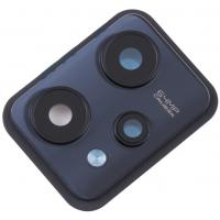 VETRO FOTOCAMERA CAMERA GLASS PER REALME 9 PRO 5G CON FRAME NERO