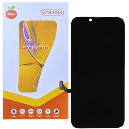 TOUCH SCREEN DISPLAY PER APPLE IPHONE 16 PRO MAX SOFT OLED RJ