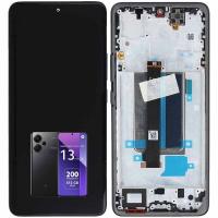 TOUCH SCREEN DISPLAY PER XIAOMI REDMI NOTE 13 PRO PLUS 5G CON FRAME NERO
