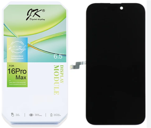 TOUCH SCREEN DISPLAY PER APPLE IPHONE 16 PRO MAX INCELL JK