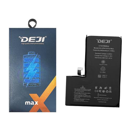 BATTERIA DEJI PER APPLE IPHONE 15 PRO MAX 4422mAh AUTODIAGNOSTICABILE