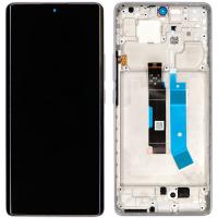 TOUCH SCREEN DISPLAY PER XIAOMI REDMI NOTE 14 PRO 4G 2025 24116RACCG CON FRAME VIOLA