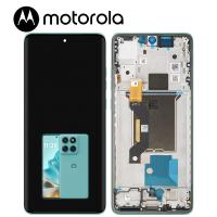 TOUCH SCREEN DISPLAY PER MOTOROLA MOTO EDGE 60 FUSION 5G XT2503-4 CON FRAME VERDE SERVICE PACK