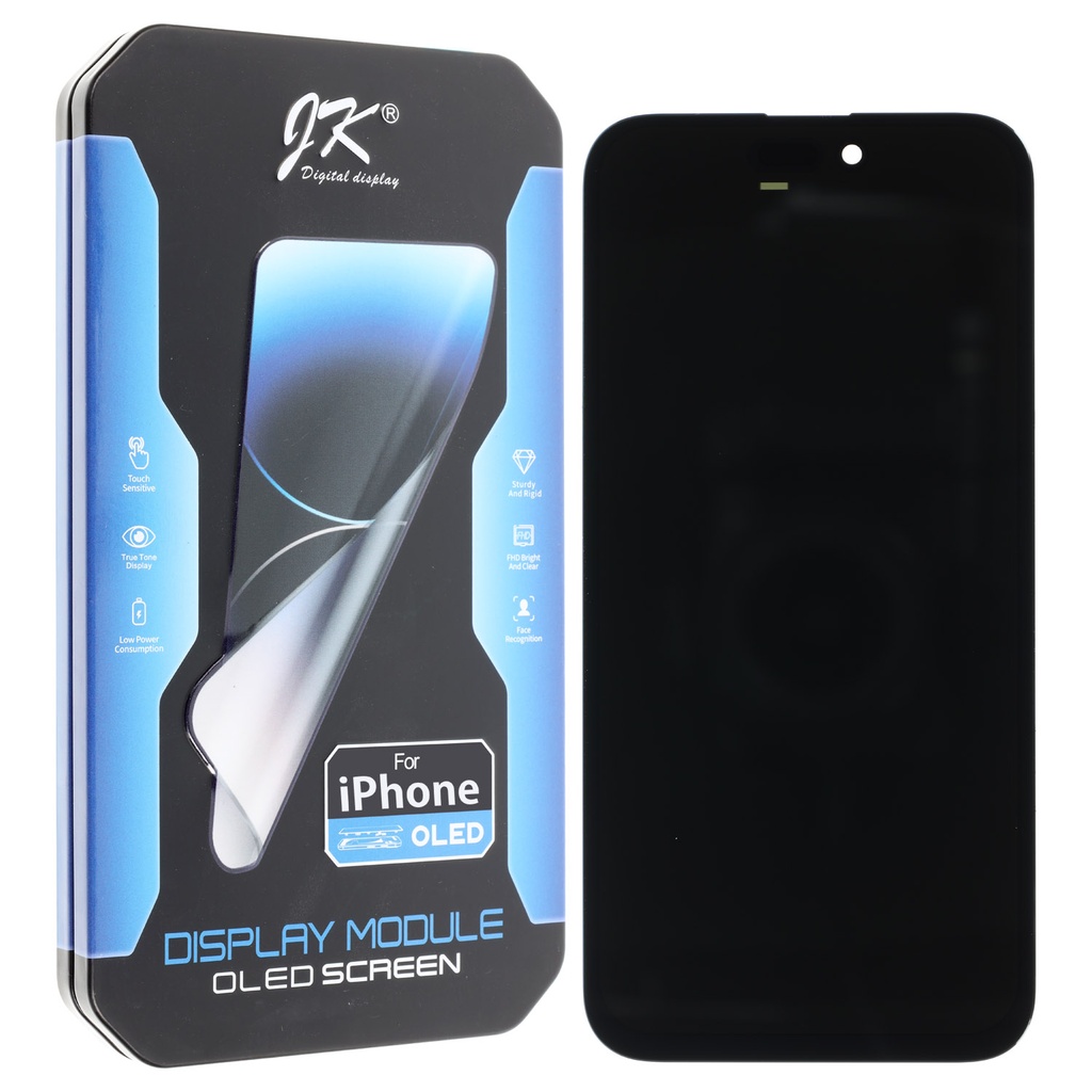 TOUCH SCREEN DISPLAY PER APPLE IPHONE 15 HARD OLED JK