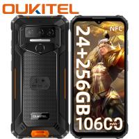 OUKITEL WP23 Plus Rugged Phone 10600mAh Battery 6.52-inch Screen Smartphone 8+16/256GB Orange In Blister